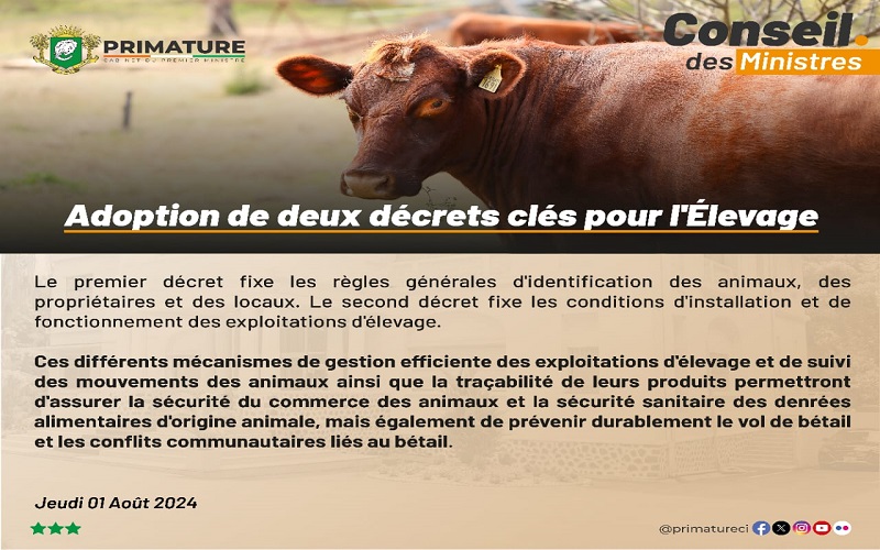 Fermes d'élevage Côte d’Ivoire