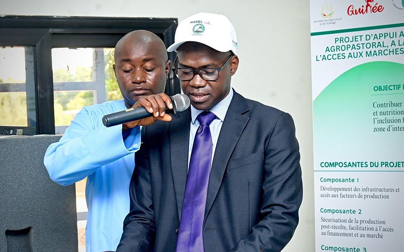 Le Ministre de l’Agriculture et de l’Élevage, M. Félix LAMAH, a procédé au lancement officiel du Projet d’Appui au Développement Agropastoral, à la Digitalisation et à l’Accès aux Marchés en Guinée (PADDAMAG) dans la Région Administrative de Kankan (Est).