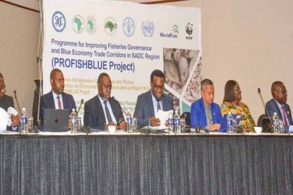 Le Programme d'amélioration de la gouvernance des pêches et des corridors commerciaux de l'économie bleue (projet PROFISHBLUE) a été présenté et un bilan de ses actions a été      exposé