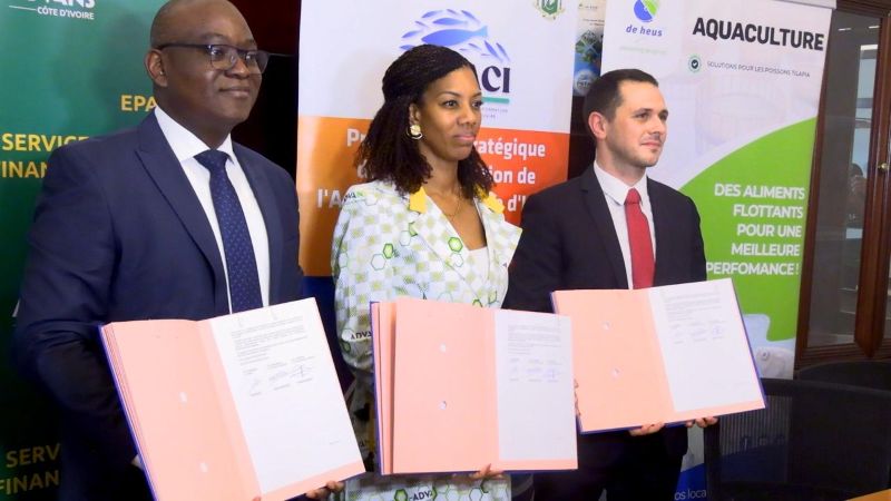 Signature d'un protocole d'accord du Projet AquaFeed