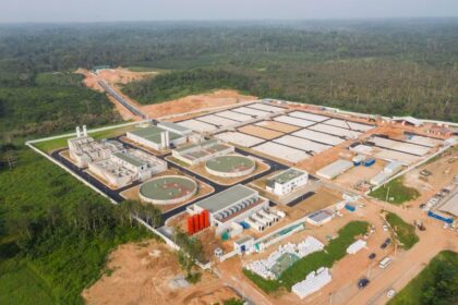 la station de traitement d'eau potable de la Mé
