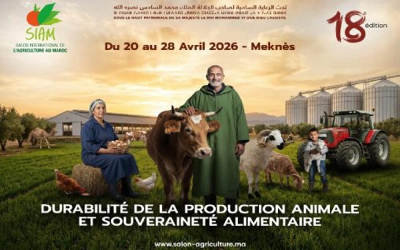 Maroc / Le SIAM 2026 annoncé du 20 au 28 avril à Meknès