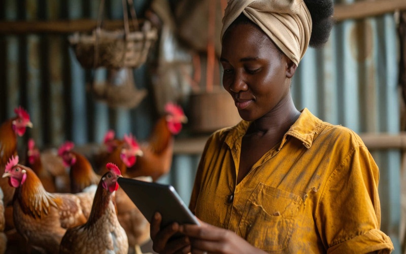 élevage de poulets de chair