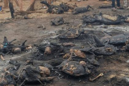 Burkina/Après l’incendie du Marché à bétail de Ouahigouya, le Ministère apporte son soutien aux sinistrés