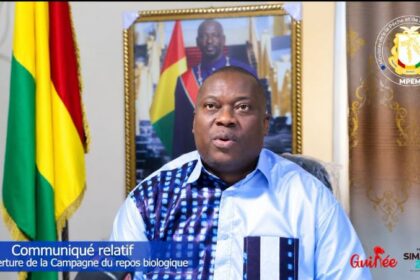 En guinée, la campagne de repos biologique 2026, a été officiellement lancée par le Ministre de la Pêche et de l'Économie Maritime Fassou Thea