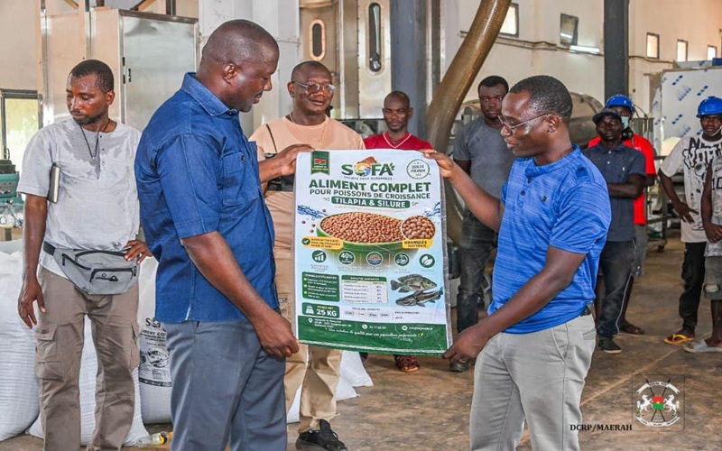 unité de production d’aliments pour poissons de Bagré
