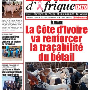 ElElevage d'Afrique Info N°107 du 06 au 12 Octobre 2026